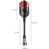 imageAccmor Magnetic Darts 12pcs Replacement Safety Plastic Darts for DartboardRed Black BlueModern