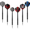 imageAccmor Metal Tip Darts Steel Tip Darts Professional Metal Darts Darts Metal Tip Set Metal Darts for Dartboard Classic LegendBlack