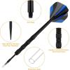 imageAccmor Metal Tip Darts Steel Tip Darts Professional Metal Darts Darts Metal Tip Set Metal Darts for Dartboard Classic LegendBlack