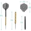 imageAccmor Metal Tip Darts Steel Tip Darts Professional Metal Darts Darts Metal Tip Set Metal Darts for Dartboard Classic LegendGold