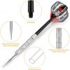 imageAccmor Metal Tip Darts Steel Tip Darts Professional Metal Darts Darts Metal Tip Set Metal Darts for Dartboard Classic LegendSilver
