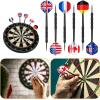 imageAccmor Metal Tip Darts Steel Tip Darts Professional Metal Darts Darts Metal Tip Set Metal Darts for Dartboard FlagsBlack