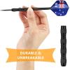 imageAccmor Metal Tip Darts Steel Tip Darts Professional Metal Darts Darts Metal Tip Set Metal Darts for Dartboard FlagsBlack