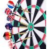 imageAccmor Metal Tip Darts Steel Tip Darts Professional Metal Darts Darts Metal Tip Set Metal Darts for Dartboard FlagsGold