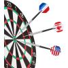 imageAccmor Metal Tip Darts Steel Tip Darts Professional Metal Darts Darts Metal Tip Set Metal Darts for Dartboard FlagsSilver
