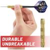 imageAccmor Metal Tip Darts Steel Tip Darts Professional Metal Darts Darts Metal Tip Set Metal Darts for Dartboard Laser ColorfulGold