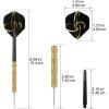 imageAccmor Metal Tip Darts Steel Tip Darts Professional Metal Darts Darts Metal Tip Set Metal Darts for Dartboard SymbolsGold
