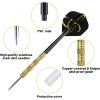 imageAccmor Metal Tip Darts Steel Tip Darts Professional Metal Darts Darts Metal Tip Set Metal Darts for Dartboard SymbolsGold