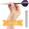imageAccmor Metal Tip Darts Steel Tip Darts Professional Metal Darts Darts Metal Tip Set Metal Darts for Dartboard SymbolsSilver