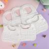 imageAccmor Muslin Baby Drool Bibs 6 Pack Baby Bandana Drool Bibs Soft Cotton Baby Bandana Bibs for Teething DroolingStyle Bwhite