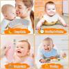 imageAccmor Muslin Baby Drool Bibs 6 Pack Baby Bandana Drool Bibs Soft Cotton Baby Bandana Bibs for Teething DroolingStyle Cmulticolor6pc