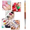 imageAccmor Nail Art Brush for Acrylic Powder Wooden Handle Acrylic Nail Art Design Brush Nail Art Brushes Art Tool Size  8