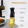 imageAccmor Oil Sprayer Mister for Cooking 7 oz Refillable Oil Dispenser Bottle Mister Oil Spray Bottle Versatile Kitchen Oil Bottle for Barbecue Grilling Roasting Baking BBQ Food Grade