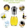 imageAccmor Olive Oil SprayerGlass Vinegar Sprayer Dispenser for Cooking BBQ Salad Baking Roasting Grilling Frying200ml