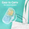 imageAccmor Pacifier Case Pacifier Container Can Storage 2 Pacifiers Baby Pacifier Holder Case for Travel BPA FreeTransparentTransparent1pc