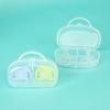 imageAccmor Pacifier Case Pacifier Container Can Storage 2 Pacifiers Baby Pacifier Holder Case for Travel BPA FreeTransparentTransparent2pc
