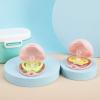 imageAccmor Pacifier Case Pacifier Holder Case Pacifier Container for Travel BPA Free Transparent 2 PackPink