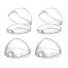 imageAccmor Pacifier Case Pacifier Holder Case Pacifier Container for Travel BPA Free Transparent 2 PackTransparent