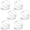 imageAccmor Pacifier Case Pacifier Holder Case Pacifier Container for Travel BPA Free Transparent 2 PackTransparent