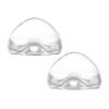imageAccmor Pacifier Case Pacifier Holder Case Pacifier Container for Travel BPA Free Transparent 2 PackTransparent