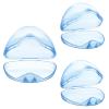 imageAccmor Pacifier Case Pacifier Holder Case Pacifier Container for Travel BPA Free Transparent 2 PackTransparent Blue