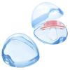 imageAccmor Pacifier Case Pacifier Holder Case Pacifier Container for Travel BPA Free Transparent 2 PackTransparent Blue