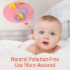 imageAccmor Pacifier Case Pacifier Holder Case Pacifier Container for Travel BPA Free Transparent 2 PackTransparent Blue