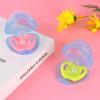 imageAccmor Pacifier Case Pacifier Holder Case Pacifier Container for Travel BPA Free Transparent 2 PackTransparent Blue