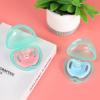 imageAccmor Pacifier Case Pacifier Holder Case Pacifier Container for Travel BPA Free Transparent 2 PackTransparent Green