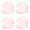 imageAccmor Pacifier Case Pacifier Holder Case Pacifier Container for Travel BPA Free Transparent 2 PackTransparent Pink