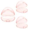 imageAccmor Pacifier Case Pacifier Holder Case Pacifier Container for Travel BPA Free Transparent 2 PackTransparent Pink
