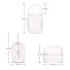 imageAccmor Pacifier Case Pacifier Holder Case with Handle BPA Free Universal Pacifier Container Box for Travel Transparent 2 Pack4pc