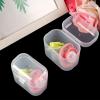 imageAccmor Pacifier Container  2 Pacifier Holder Case for Travel BPA Free TransparentTransparent