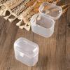 imageAccmor Pacifier Container  2 Pacifier Holder Case for Travel BPA Free TransparentTransparent