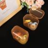 imageAccmor Pacifier Container  2 Pacifier Holder Case for Travel BPA Free TransparentTransparent Brown