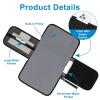 imageAccmor Portable Diaper Changing Pad Waterproof Baby Changing Mat Baby Diaper Changing Pad for Travel BlackBlackStyle A