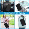 imageAccmor Portable Diaper Changing Pad Waterproof Baby Changing Mat Baby Diaper Changing Pad for Travel BlackBlackStyle A