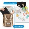 imageAccmor Portable Diaper Changing Pad Waterproof Baby Changing Mat Baby Diaper Changing Pad for Travel BlackBlackStyle B