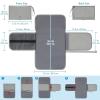 imageAccmor Portable Diaper Changing Pad Waterproof Baby Changing Mat Baby Diaper Changing Pad for Travel BlackGreyStyle A