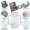 imageAccmor Portable Diaper Changing Pad Waterproof Baby Changing Mat Baby Diaper Changing Pad for Travel BlackGreyStyle B