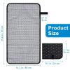 imageAccmor Portable Diaper Changing Pad Waterproof Baby Changing Mat Foldable Portable Travel Changing Pads for Baby BlackBlack Geometry