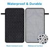 imageAccmor Portable Diaper Changing Pad Waterproof Baby Changing Mat Foldable Portable Travel Changing Pads for Baby BlackBlack Geometry