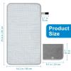 imageAccmor Portable Diaper Changing Pad Waterproof Baby Changing Mat Foldable Portable Travel Changing Pads for Baby BlackGrey