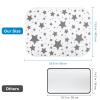 imageAccmor Portable Diaper Changing Pad Waterproof Baby Changing Mat Foldable Portable Travel Changing Pads for Baby BlackStarLare 27x 20