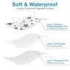 imageAccmor Portable Diaper Changing Pad Waterproof Baby Changing Mat Foldable Portable Travel Changing Pads for Baby BlackStarLare 27x 20