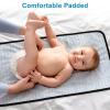 imageAccmor Portable Diaper Changing Pad Waterproof Baby Changing Mat Foldable Portable Travel Changing Pads for Baby BlackTriangle