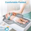 imageAccmor Portable Diaper Changing Pad Waterproof Baby Changing Mat Foldable Travel Diaper Changing Pads for Baby Baby Essentials Shower Registry GiftsGrey Elephant