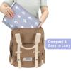 imageAccmor Portable Diaper Changing Pad Waterproof Baby Changing Mat Foldable Travel Diaper Changing Pads for Baby Baby Essentials Shower Registry GiftsGrey Elephant