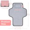 imageAccmor Portable Diaper Changing Pad Waterproof Baby Changing Mat Foldable Travel Diaper Changing Pads for Baby Baby Essentials Shower Registry GiftsPink Arrow