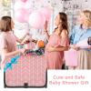 imageAccmor Portable Diaper Changing Pad Waterproof Baby Changing Mat Foldable Travel Diaper Changing Pads for Baby Baby Essentials Shower Registry GiftsPink Arrow
